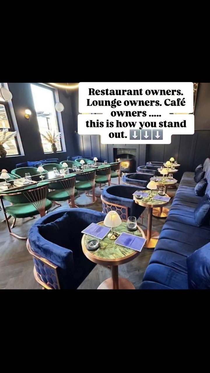 Luxury velvet chairs with gold stainless steel finish.